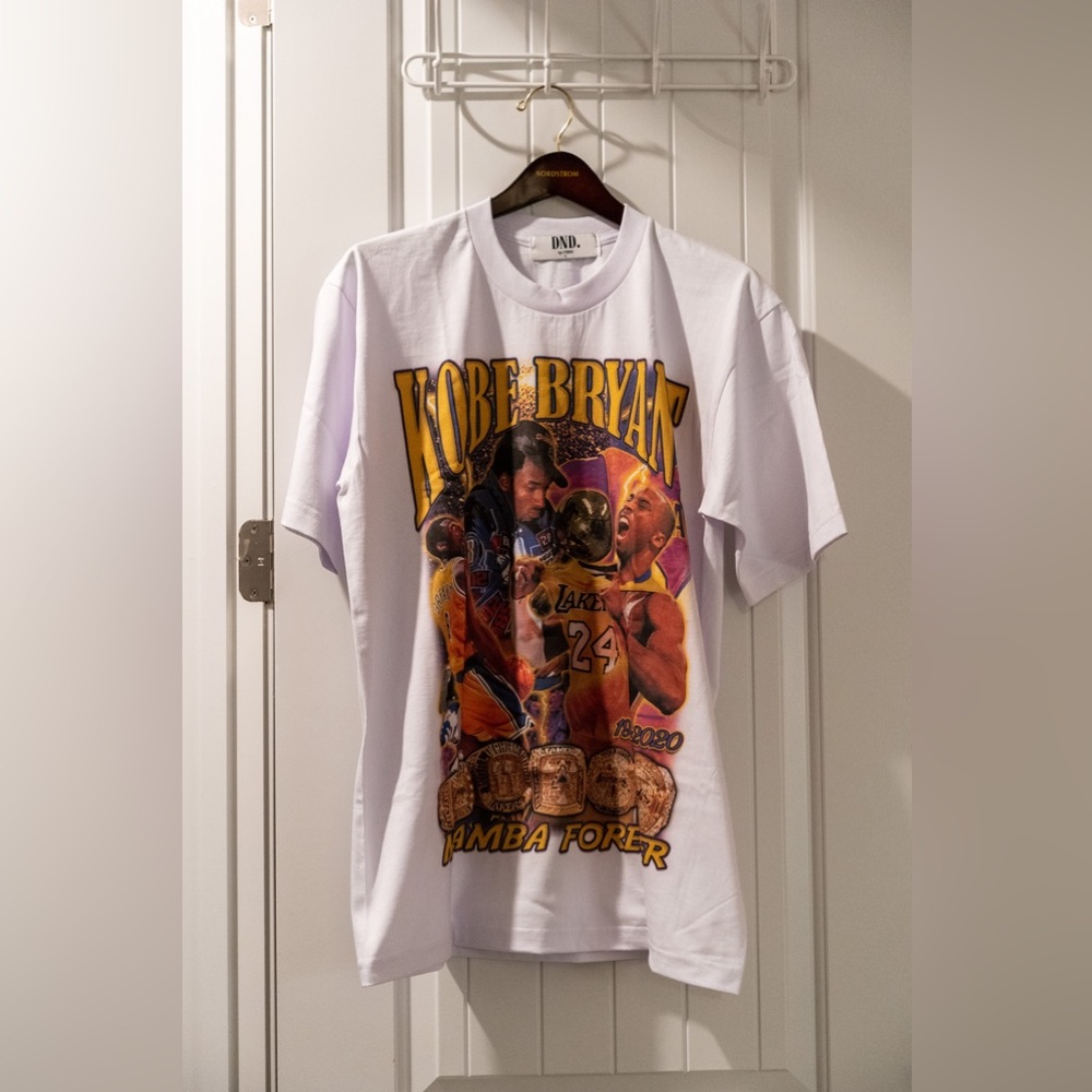 DND Do Not Disturb Vintage Kobe Mamba Forever Tee Size Large